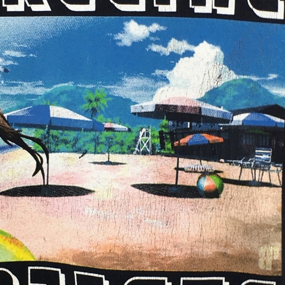 Brooklyn Projects Men T Shirt Black Welcome to Shoreline Projects Anime Tee Sz S - Picture 8 of 8